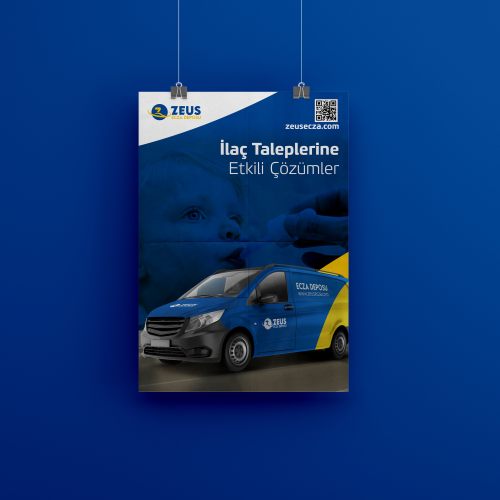 Zeus Ecza Deposu Afiş Tasarımı